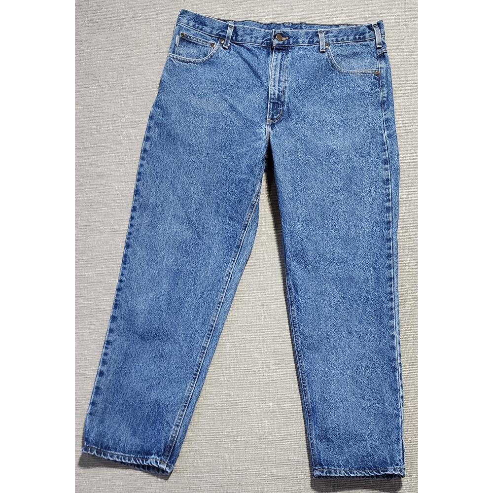 Carhartt Relaxed‎ Fit Jeans Men’s 40x32 Medium Wash Denim